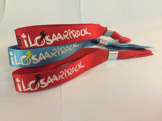 15 mm Silk Screened Fabric band