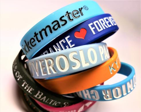 Debossed Silicone Wristbands