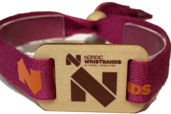 Eco-armbånd med RFID-tag i træ